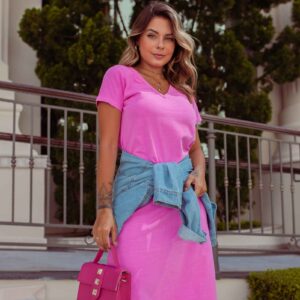 Dress gola V - Tamanho P